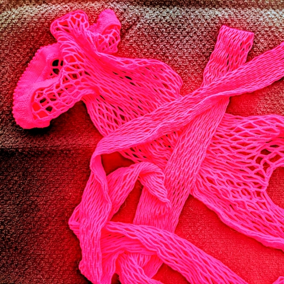 Hot Pink Fishnets - Picture 1 of 7